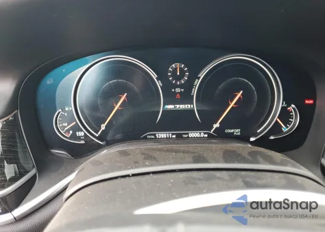 2017 BMW 740 I из США, поврежденный, VIN WBA7E2C59HG740424